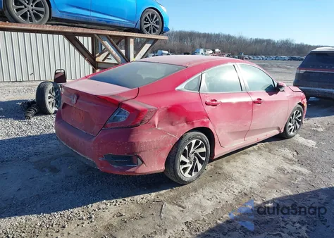 2016 Honda Civic Ex из США, поврежденный, VIN 2HGFC2F79GH552069